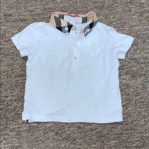 Burberry white shirt. 9 m